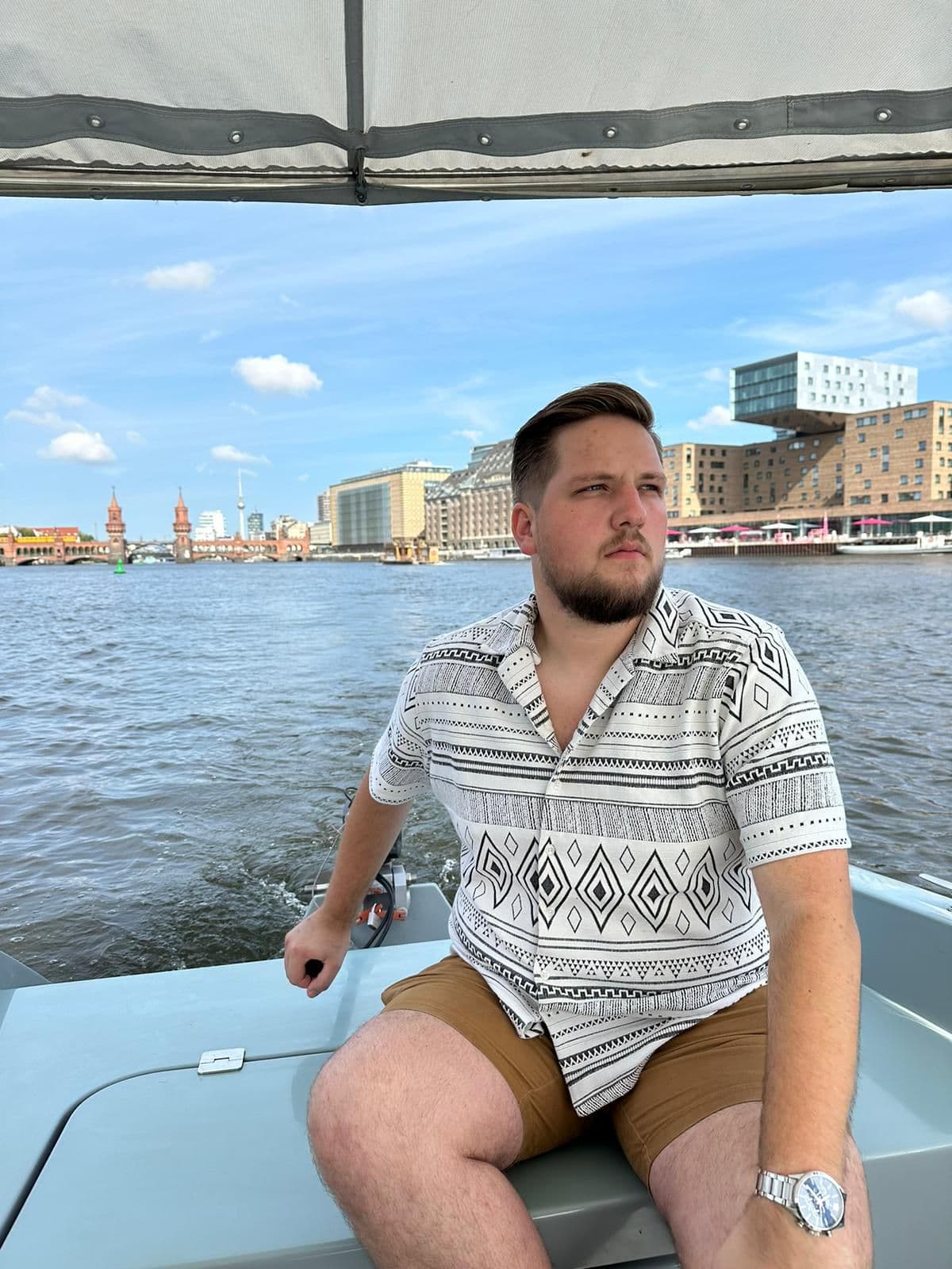 Portret van Tycho bij zijn inzamelingsactie